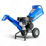 Landworks Wood Chipper Shredder Mulcher Heavy Duty Compact Rotor Assembly Design 3" Inch Max Capacity,Gas Powered