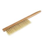 Flexzion Bee Hive Brush w/Natural Pig Bristles & Wooden Handle Beehive Cleaning Tool & Equipment for Beekeeping and Bee Keeper