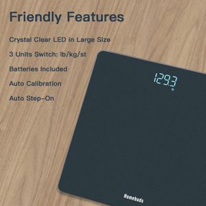 Homebuds Digital Bathroom Scale, Blue – Precision Weight Measurement