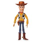 Disney Store Official Sheriff Woody Interactive Talking Action Figure, Toy Story Cowboy, 35cm/15”, Features 10+ English Phrases, Interacts with Other Toy Story Figures, Suitable for Ages 3+