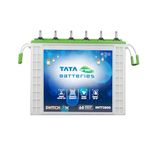 TATA Green Switch-On INTT2800 240AH Tall Tubular Inverter Battery with 60 Months Warranty for Home, Office & Shops