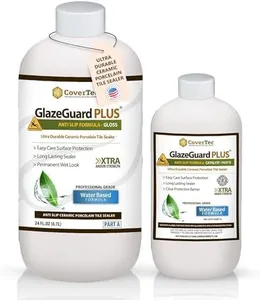 GlazeGuard Plus Gloss Anti-Slip Floor Coating Sealer Pro-Grade Kit