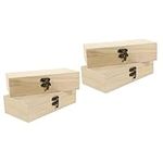 USHOBE 4 pcs blank storage box meme