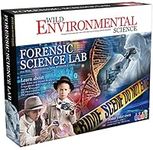 WILD ENVIRONMENTAL SCIENCE Forensic Science Lab - Crime Scene Science Kit - Ages 8+ - Examine Crime Scenes and Learn Real Forensic Biology