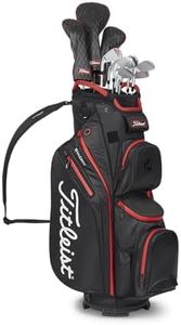 Titleist Cart 14 StaDry Sac de Golf Noir/Noir/Rouge