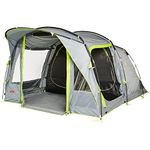 Coleman Tent Vail 4 | Family tent for 4 persons | large 4 man camping tent with 2 extra-large sleeping compartments and vestibule | quick to set up | waterproof HH 4,000 mm