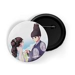 dhcrafts Pin Badges K-Drama Korean Actor Multicolour Park Seo-Joon D1 Glossy Finish Design Pack of 1