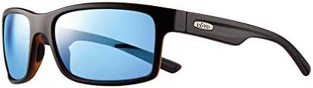 Revo Re 1071xl Crawler XL Polarized Sport Sunglasses Wrap, Matte Black 64 mm