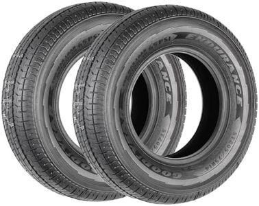2-Pack Fits Goodyear Endurance All Season Trailer Tire ST205/75R14 LRD 2040 Lb. 65PSI OD-26.14