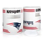 Kan Jam NFL New England Patriots Licensed Original Disc Toss Game, American Made, for The Backyard, Beach, Park, Tailgates, Outdoors and Indoors