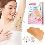 Armpit Sweat Pads, 28 Pcs Invisible Underarm Sweat Pads Disposable Armpit Sweat Pads Sweat Shield Sports Sweat Absorbing Paster for Sweating Men Women