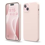 elago Compatible with iPhone 15 Plus Case, Liquid Silicone Case, Full Body Protective Cover, Shockproof, Slim Phone Case, Anti-Scratch Soft Microfiber Lining, 6.7 inch (Lovely Pink)