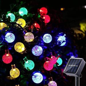 AERYS 45 Bulbs LED Fairy String Solar Light Silicon LED Bulbs 10 Meter Waterproof 8 Mode Outdoor/Indoor Waterproof Solar Powered Led String Light, Decorations for Garden Yard Balcony (Multi-Colour)