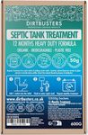 Dirtbusters enzyme septic tank treatment 12 month supply Sewage and cesspit Tank Cleaner
