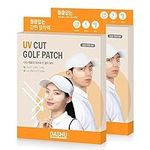 DASHU Daily Sunshield Golf Patch 5 Pairs | Korean Skin Care Cooling Gel Patches for Outdoors | Portable Collagen Patches for Face | Age Defying Sun Shield Peptide Patch | Easy Peel Off Facial Patches