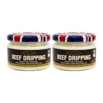 Highgrove Beef Dripping 200g | Perfect for Chips & Roast Potatoes, Yorksihre Puddings, Shallow Frying and Basting Meat | Pack of 2