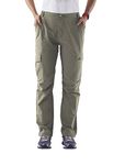 Nonwe Women's Outdoor Quick-Drying Climbing Mountain Pants Lightweight Khaki S/30.5" Inseam