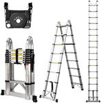 Soctone Telescoping Ladder A Frame,