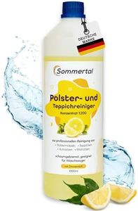 Sommertal Polsterreiniger und Teppichreiniger, 1L Profi Konzentrat, für über 40 Waschvorgänge, geeignet für Sofa, Polster, Auto Sitze, Teppich, Matratze, Waschsauger, Nasssauger & Handwäsche