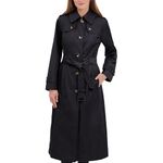 London Fog Women's L712696a93 Trenchcoat, Black, S