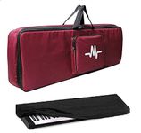 Mexa compatible with casio cts200 / cts100 / cts300 / cts195 keyboard bag padded quality with dust cover.