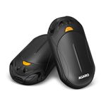 AGARO Regal Rechargeable Hand Warmer Magnetic Double-Sided 3000mAh × 2 Portable Electric Pocket Warmer, 3 Heat Levels, 20 Hrs Runtime, Type-C Fast Charging, Winter Essential for Hands, Feet & Outdoor