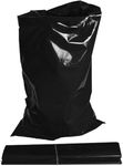 HOT BARGAINS 100 X Rubble Sacks Heavy Duty Garden waste Bags Builders Waste Bags Heavy Duty Black 32L 20" X 30" (100PK) PER ORDER