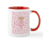 CafePress Cute Ballerina Mugs 11 oz (325 ml) Ceramic Coffee Mug