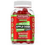 Apple Cider Vinegar Complex with Mother 1000mg Gummy | Apple Flavour | 60 Vegan Gummies | Vitamins C, B6, B12, Folic Acid and Chromium | Digestive Health, Energy and Metabolism Support by NUTRIGUMS®