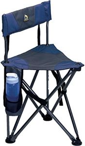 GCI Outdoor Quik-E Seat Collapsible Stool with Back Support