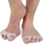 Gel Big Toe Bunion Guards & Toe Spreaders Bunion Pads- Big Toe Separator Cushion Straightener - Gel Toe Spacers, Protectors, Correctors - Non toxic (pro ++)