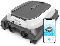 (2026 New) TALOSBO Pleco SK01 Solar Powered Robotic Pool Surface Skimmer with APP Support, Obstacle Avoidance, 7L Filter Basket, Dual Charging Modes for 24/7 Cleaning, Black