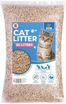 Fur & Bone 30L Premium Cat Litter Wooden Pellets - Ultra Absorbent Wood Pellets, Biodegradable, Natural Fresh Scent - Soft Bedding for Comfort, Odour Control - Virgin Wood - Scandinavian Timber Aroma