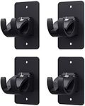 4 Pieces Self Adhesive Curtain Rod 