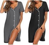 Ekouaer Nightgowns for Women 2 Pack