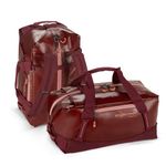 Eagle Creek Migrate Duffel 40L Travel Bag - Featuring Durable Water-Resistant 100% Recycled Materials, Wide Mouth Opening, and Tuck Away Backpack Straps, Burnt Berry