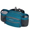 WATERFLY Fanny Pack Waist Bag: Waist Pack for Women Men with Two Water Bottle Holder Hiking Fanny Pack for Running Walking DogWalking Travel Cycling