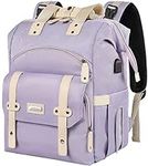 Jiefeike Diaper Bag Backpack,Purple
