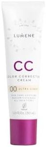 Lumene Color Correcting CC Cream - Lightweight Foundation - Medium Coverage - Redness Reducing Face Makeup for Glowing Complexion - Vegan Formula + Suitable for All Skin Types - Ultra Light (1 fl oz)