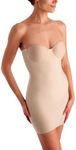 Naomi and Nicole Women's Unbelievable Comfort Convertible Strapless Braslip, Nude