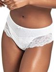 Panache Women's Petite Ana Brief Panty (9395), White, Medium