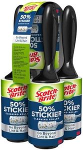 Scotch Brite 3M Lint Roller 50 % Sticker, 95 Sheets (Pack of 5), 475 Count