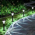 GIGALUMI 12 Pack Solar Lights Outdoor Waterproof,New Upgraded Solar Lights for Outside,Solar Grden Lights,Solar Outdoor Lights for Patio,Lawn,Yard and Landscape