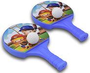 SK TOY ZONE Plastic Table Tennis Racket Set of 2 with 2 Tt Balls for Kids Boys and Girls Indoor and Outdoor Use for Kids Perfect for Toddlers