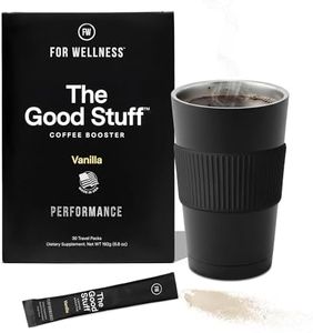 The Good Stuff | Vanilla Coffee Booster | Healthy Coffee Creamer for Focus & Energy | Keto, Non-Dairy Creamer Powder with MCT Oil, Collagen & L-Theanine
