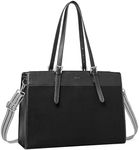 CLUCI Laptop Tote Bag for women 15.6 inch Briefcase Canvas Work Handbag Office Shoulder Bag