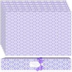 SCENTORINI Lavender Scented Drawer Liners, 6 Sheets Fragrant Paper Liners Non-Adhesive Paper Sheets for Home Closet, Dresser Drawers, for Home Fragrance