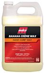 Malco Nano Care Banana Creme Wax - Deep Gloss Shine and Long-Lasting UV Protection/For Automotive, Marine and Industrial Finishes / 1 Gallon (197701)