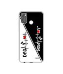 Casotec Mom and Dad Lover Design Printed Silicon Soft TPU Back Case Cover for Micromax in 1b