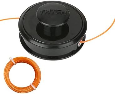 THTEN 21560070 Trimmer Head Compatible with Echo Echomatic SRM-225 SRM-230 SRM-266 Straight Shaft Trimmers 21560050 200095200 10106292 Lawnmower Bump Head with 20ft 0.095" Spool Line